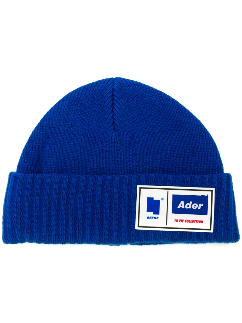 Ader Error шапка-бини с заплаткой с логотипом